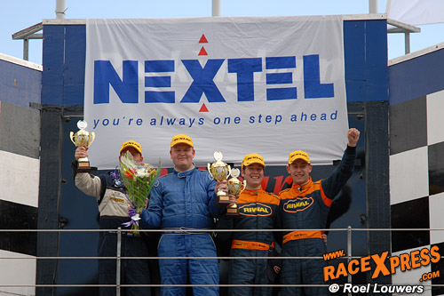 Podium na de zondagrace